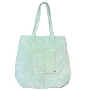 BDG Pastel Teal Corduroy Tote Bag 100% Cotton Shoulder Bag
